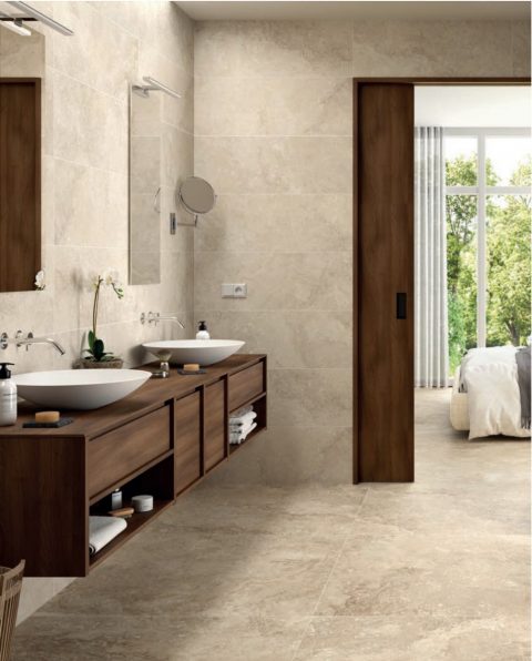 Stone & Travertine Effect Tiles – Natural Tile & Bathrooms