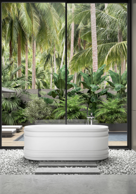 Eterno Bath Matte White