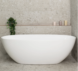 Byron Egg Bath Gloss OR Matte White