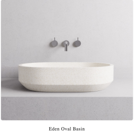 Eden Oval Terrazzo Basin